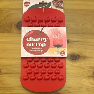 Cherry 🍒 Silicone Ice Tray 3pack cherry on top